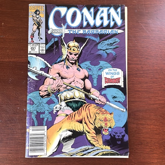 Marvel comics Conan The Barbarian Years 1991 #251 & 1992 #253 - Picture 2 of 5